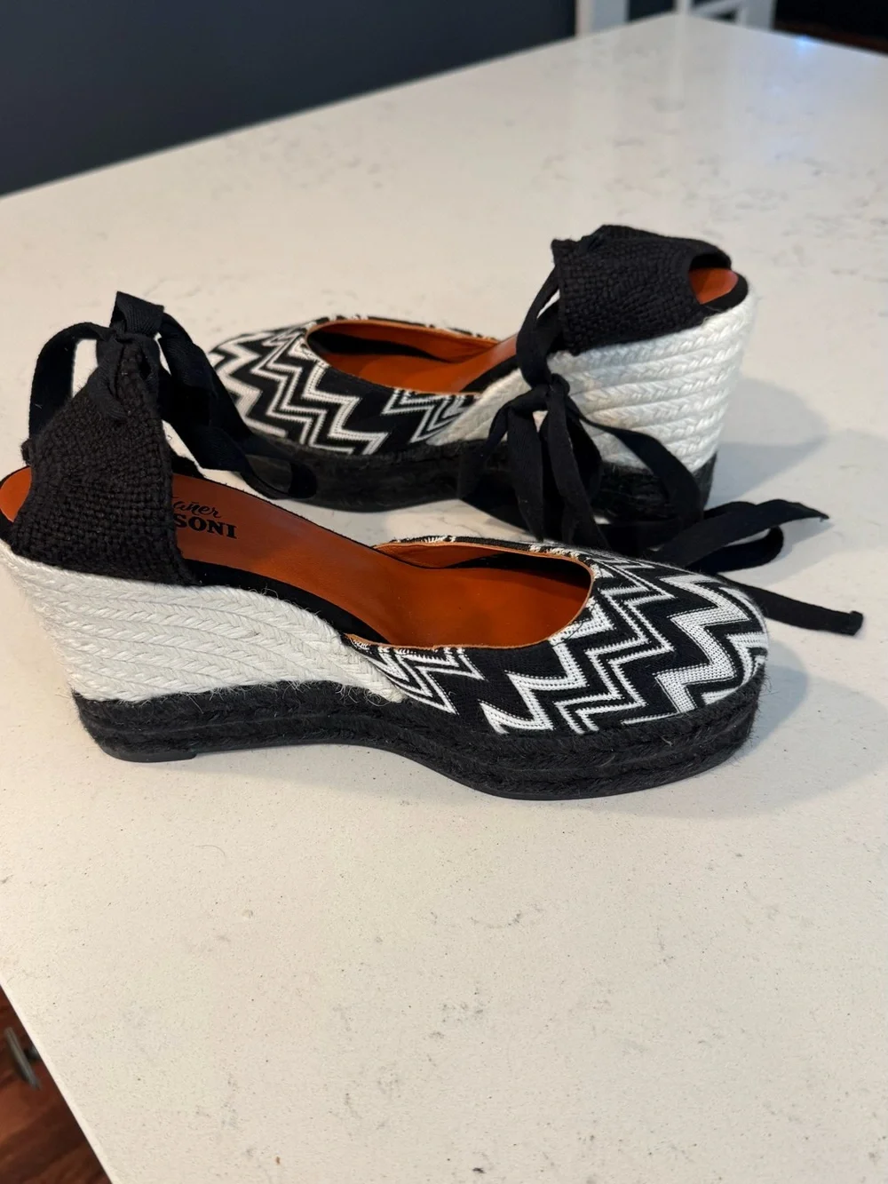 Missoni espadrille wedges